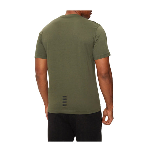 EA7 Emporio Armani T-shirt T-shirt Uomo classica a mezza manica Verde A24 - EA7 EMPORIO8NPT25PJVPZ - 1846 - M - Francavilla Moda